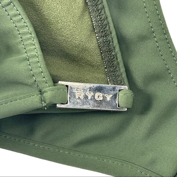 RYGY Womens Green Halter Swim Top Size M - Picture 4 of 5